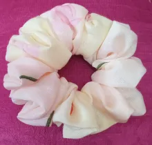 XL pastel lotus scrunchie